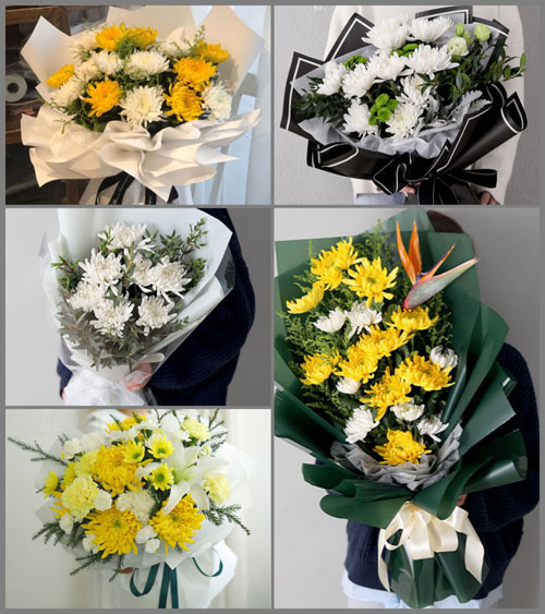 河南南阳社旗县赊店镇彰新寨村白事花束代送